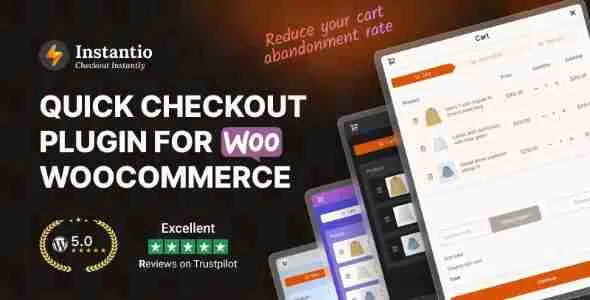Instantio - WooCommerce Quick Checkout | Direct Checkout, Floating Cart, Side Cart & Popup Cart 1 Instantio Woo Commerce Quick Checkout WordPress Plugin