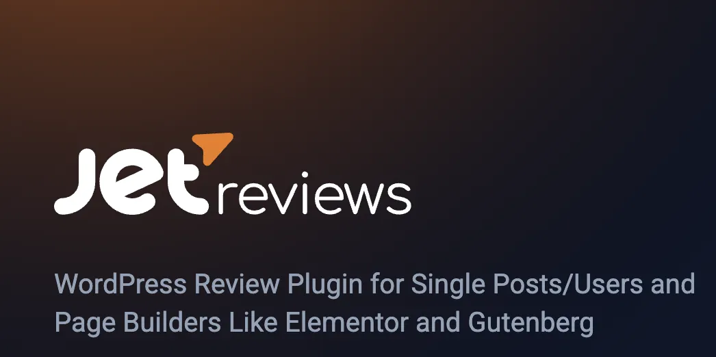 JetReviews - WordPress Plugin for Reviews and Comments 1 Jet Reviews WordPress Plugin