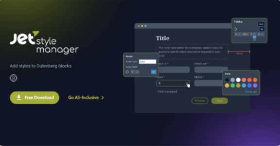 Jet Style Manager WordPress Plugin