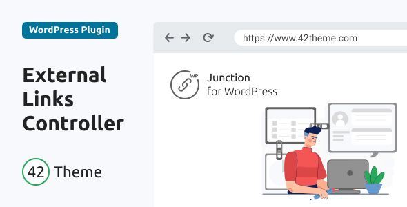 Junction — External Links Controller for WordPress 1 Junction for WordPress External Links Controller