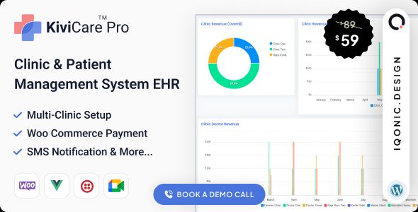 KiviCare(TM) Pro – Clinic and Patient Management System EHR (Add-on) 1 KiviCare Pro Clinic and Patient Management System EHR WordPress Plugin