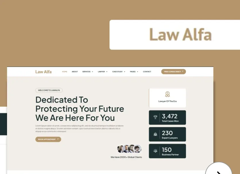 LawAlfa - Law Firm & Lawyers Elementor Pro Template Kit 1 Law Alfa WordPress Plugin