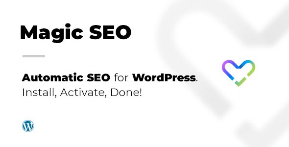 Magic SEO - Automatic WordPress SEO 1 Magic SEO Automatic WordPress SEO plugin