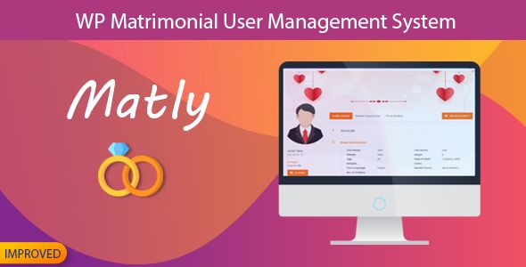 Matly - WordPress Matrimonial User Management System 1 Matly WordPress Matrimonial User Management System