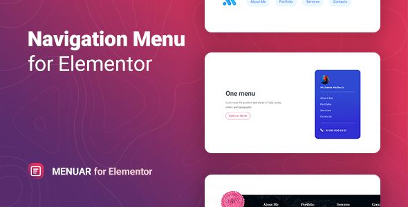 Menuar – Navigation Menu for Elementor 1 Menuar Navigation Menu for Elementor WordPress Plugin