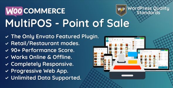 MultiPOS – Point of Sale (POS) for WooCommerce 1 Multi POS – Point of Sale WordPress Plugin