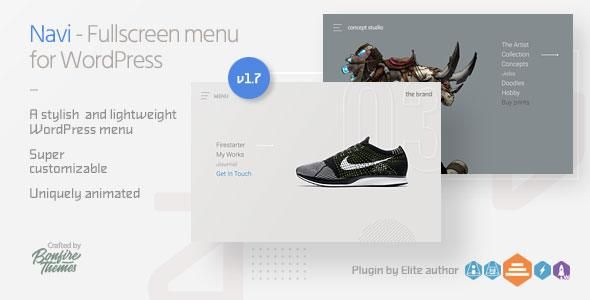 Navi: Fullscreen WordPress Menu 1 Navi: Fullscreen WordPress Menu