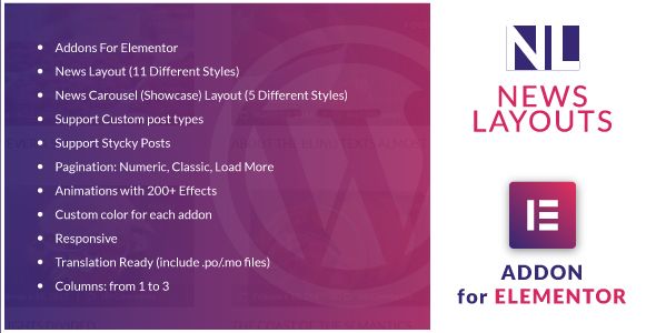 News Layouts for Elementor WordPress Plugin 1 News Layouts for Elementor WordPress Plugin