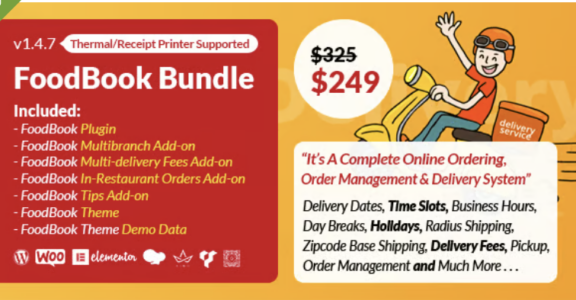 Food Book Bundle WordPress Plugin
