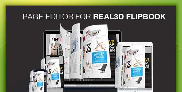Page Editor for Real3D Flipbook 1 Page Editor for Real3D Flipbook WordPress Plugin