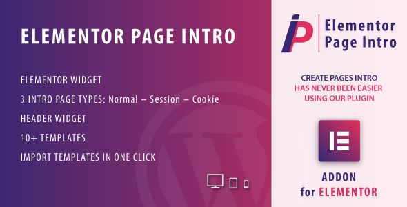 Page Intro for Elementor WordPress Plugin 1 Page Intro for Elementor WordPress Plugin