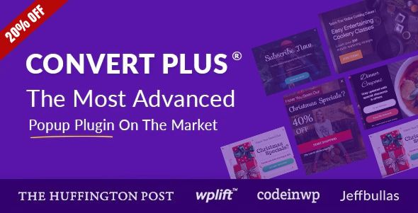 Popup Plugin For WordPress – ConvertPlus 1 Convert Plus WordPress Plugin