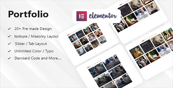 Portfolio Builder - Elementor Portfolio Addon 1 Portfolio Builder - Elementor Portfolio Addon