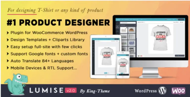 Product Designer for WooCommerce WordPress WordPress Plugin