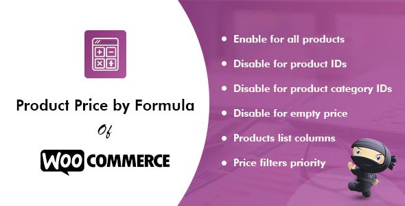 Product Price by Formula Pro for WooCommerce 1 Product Price by Formula Pro for Woo Commerce WordPress Plugin