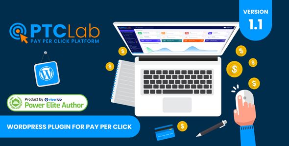 PTCLab – Pay Per Click WordPress Plugin 1 PTCLab Pay Per Click WordPress Plugin