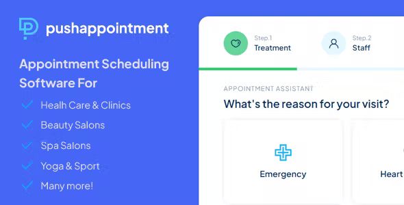 PushAppointment – Appointment Scheduling Software for WordPress 1 Push Appointment WordPress Plugin