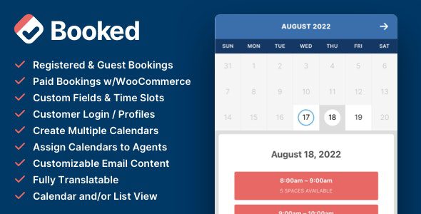 QuickCal - Appointment Booking Calendar for WordPress 1 Quick Cal - Appointment Booking Calendar for WordPress