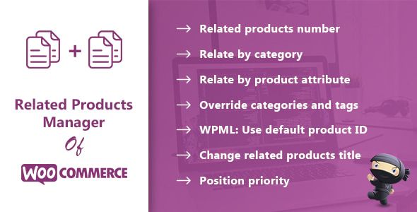 Related Products Manager Pro for WooCommerce 1 Related Products Manager Pro for Woo Commerce WordPress Plugin