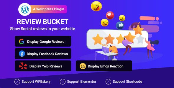 ReviewBucket – Business review bundle WordPress Plugin 1 Review Bucket WordPress Plugin