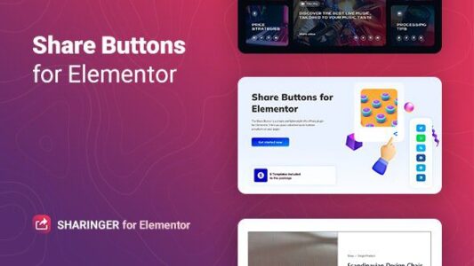 Sharinger for Elementor WordPress Plugin