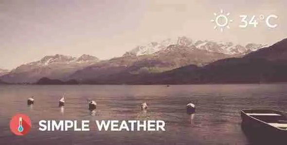 Simple Weather Plugin - Weather WordPress Shortcode & Widget 1 Simple Weather Plugin WordPress Plugin
