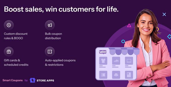 Smart Coupons for WooCommerce 1 Smart Coupons for Woo Commerce WordPress Plugin