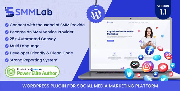 SMMLab – Social Media Marketing WordPress Plugin 1 SMMLab – Social Media Marketing WordPress Plugin