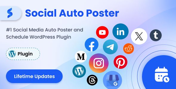 Social Auto Poster – WordPress Scheduler Marketing Plugin 1 Social Auto Poster WordPress Plugin