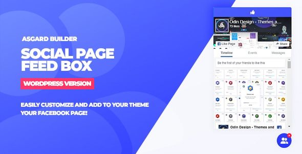 Social Page Feed Box WordPress Plugin 1 Social Page Feed Box WordPress Plugin