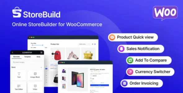 StoreBuild WooCommerce Elementor addon WordPress plugin