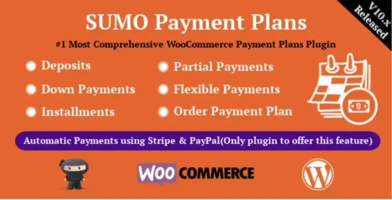SUMO Payment Plans WordPress Plugin