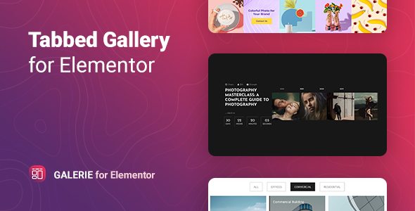 Tabbed Gallery for Elementor WordPress Plugin