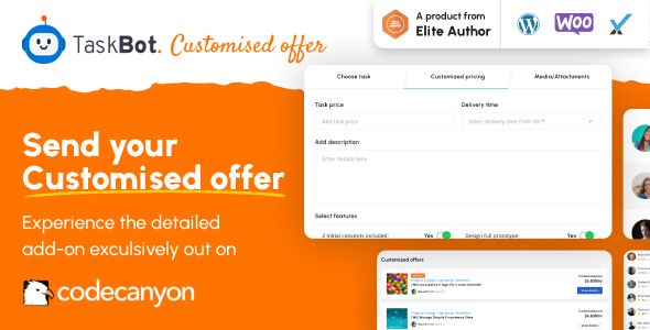 Taskbot addon – Customized task offer 1 Taskbot addon – Customized task offer WordPress Plugin