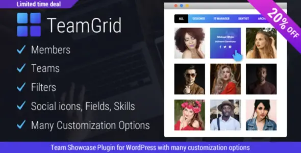 Team Grid WordPress Plugin