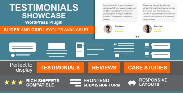 Testimonials Showcase - WordPress Plugin 1 Testimonials Showcase WordPress Plugin