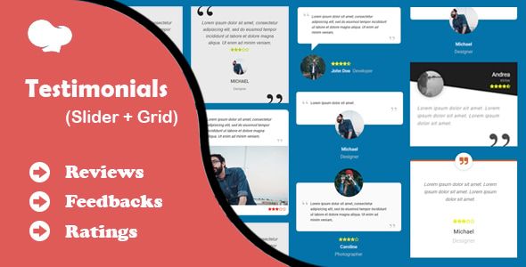 Testimonials Slider and Grid for WPBakery Page Builder 1 Testimonials Slider and Grid for WPBakery Page Builder WordPress Plugin