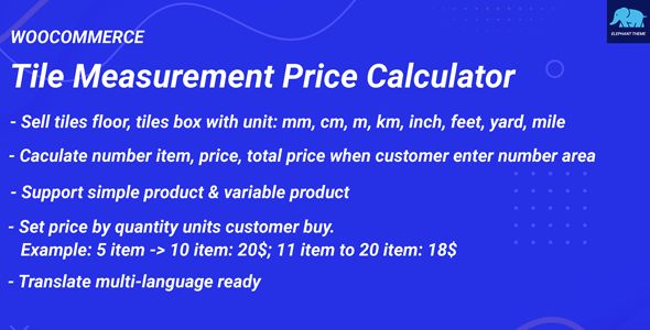 Tile Measurement Price Calculator for WooCommerce 1 Tile Measurement Price Calculator for Woo Commerce WordPress Plugin