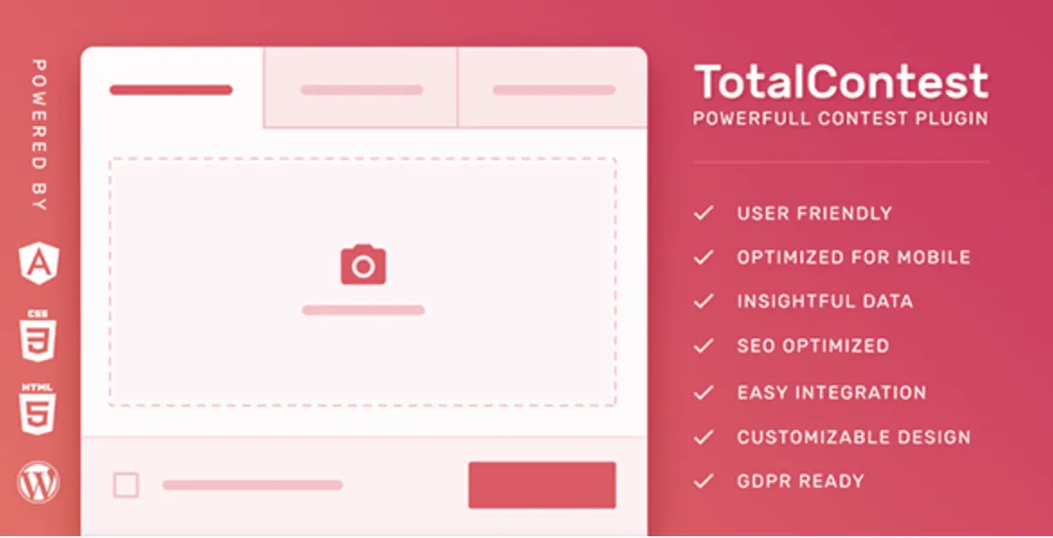 TotalContest Pro - Photo, Audio and Video Contest WordPress Plugin 1 Total Contest Pro WordPress Plugin