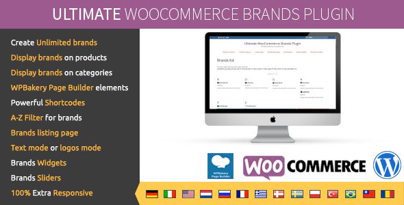 Ultimate WooCommerce Brands Plugin 1 Ultimate Woo Commerce Brands Plugin WordPress Plugin