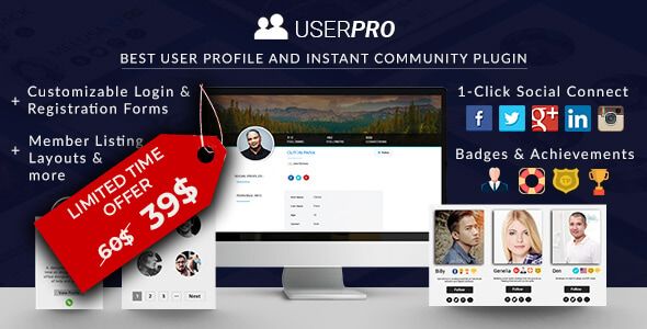 UserPro - Community and User Profile WordPress Plugin 1 User Pro - Community and User Profile WordPress Plugin