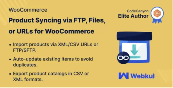 Webkul Product Syncing via FTP File URL for WooCommerce