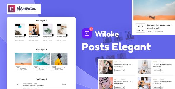 Wiloke Post Elegant Addon for Elementor 1 Wiloke Posts Elegant for Elementor WordPress Plugin
