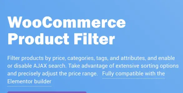 Woo Be Woo Woo Commerce Product Filter Pro WordPress Plugin