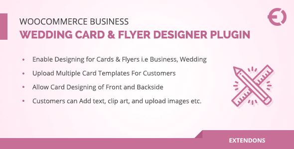 WooCommerce Business, Wedding Card Flyer Designer Plugin 1 Woo Commerce Business Wedding Card Flyer Designer Plugin