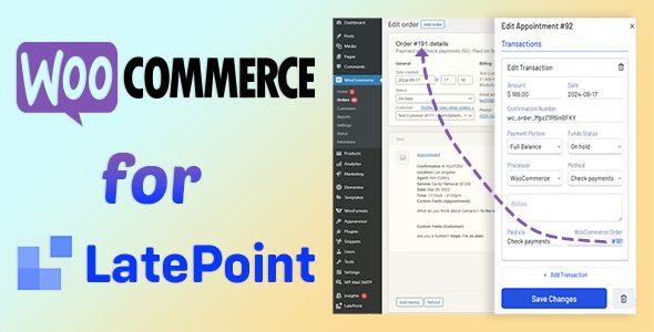 WooCommerce for LatePoint (Payments Addon) 1 Woo Commerce for Late Point WordPress Plugin