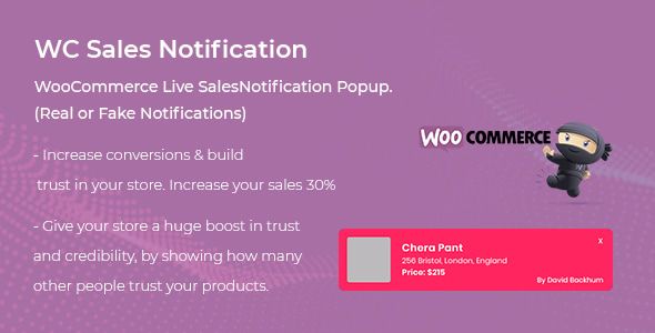 WooCommerce Live Sales Notification Pro 1 Woo Commerce Live Sales Notification Pro WordPress Plugin