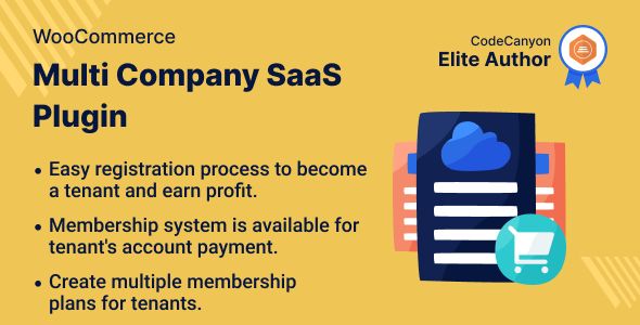 WooCommerce Multi Company SaaS Plugin Build Website Like Shopify/Wix 1 Woo Commerce Multi Company Saa S Plugin WordPress Plugin