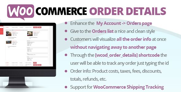 WooCommerce Order Details 1 WooCommerce Order Details WordPress Plugin