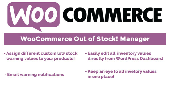WooCommerce Out of Stock! Manager 1 Woo Commerce Out of Stock! Manager WordPress Plugin